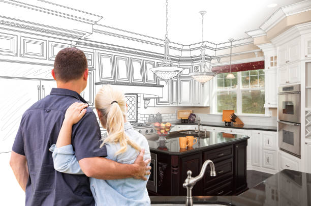 Professional Cabinet Installation technician working in Chantilly, VA
